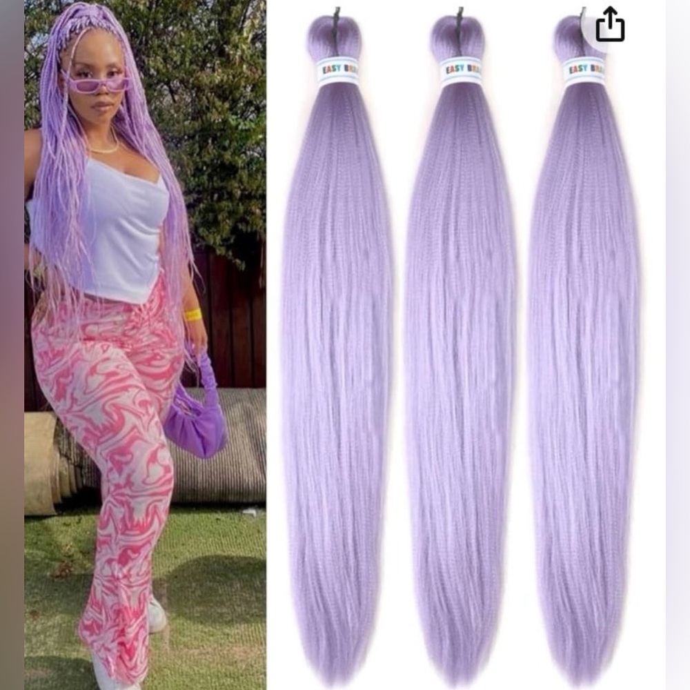 Lavender Braiding Hair Extensions